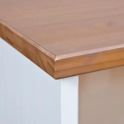 3S. x Home Meuble TV 3 grands tiroirs en pin massif Best