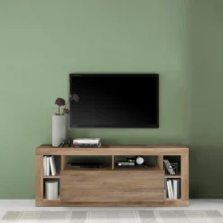 3S. x Home Meuble TV 1 porte panneaux de particules Outlet