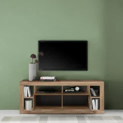 3S. x Home Meuble TV 1 porte panneaux de particules Outlet