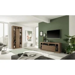 3S. x Home Meuble TV 1 porte panneaux de particules Outlet