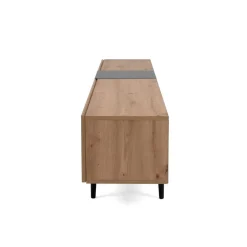 Calicosy Meuble TV 3 Portes 2 Niches Nola Hot