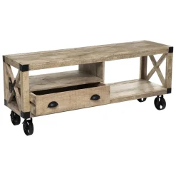 3S. x Home Meuble TV 1 Tiroir SILAS Hot