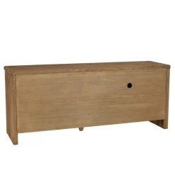 Macabane Meuble TV 2 tiroirs 2 portes bois pin recyclé SANDY Clearance