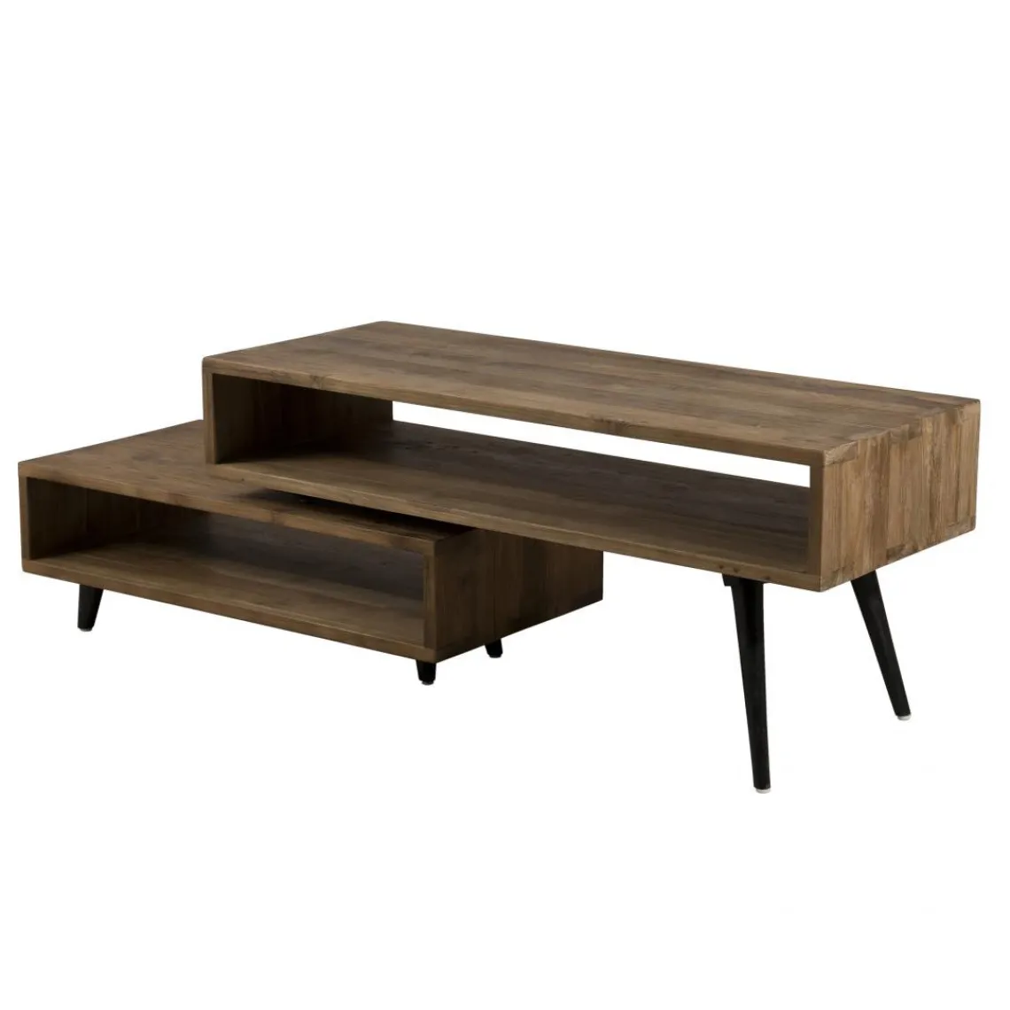 Macabane Meuble TV ALIDA Bois Rotatif Scandi Clearance