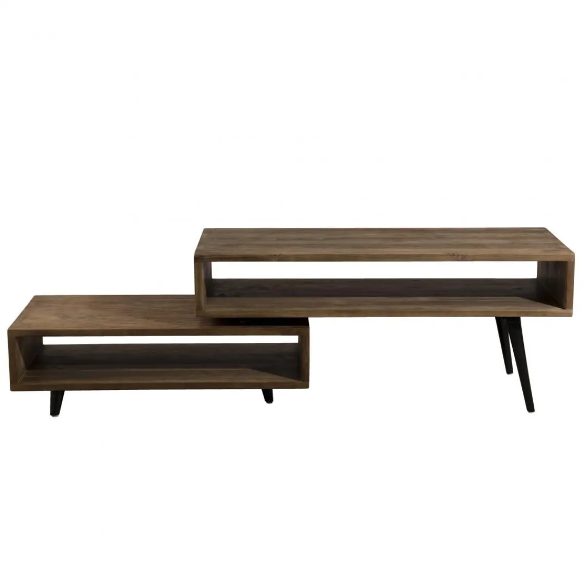 Macabane Meuble TV ALIDA Bois Rotatif Scandi Clearance