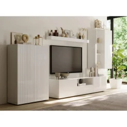 3S. x Home Meuble TV en Panneau de particules New