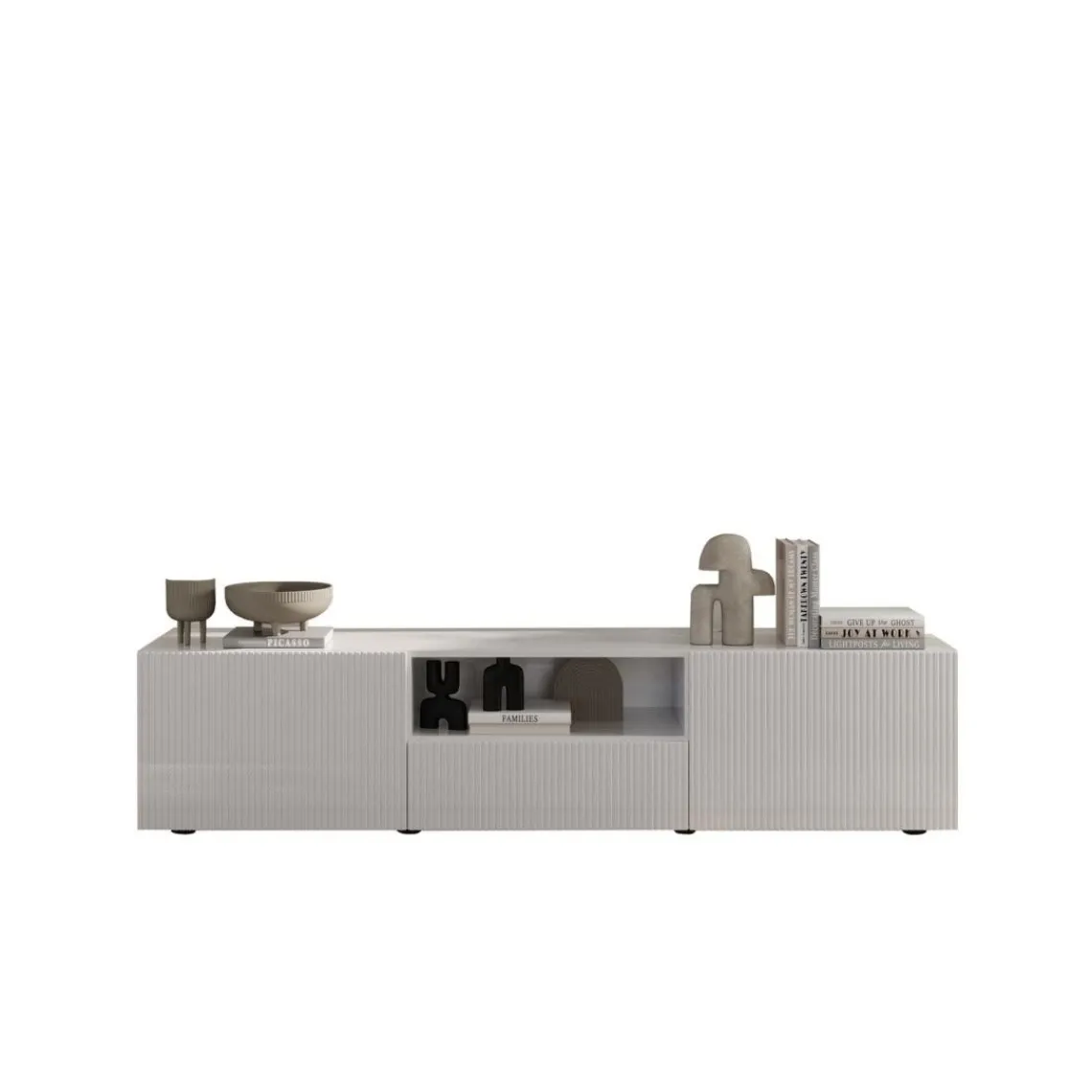 3S. x Home Meuble TV en Panneau de particules New