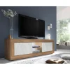 3S. x Home Meuble TV grande2 portes sans éclairage bicolore
