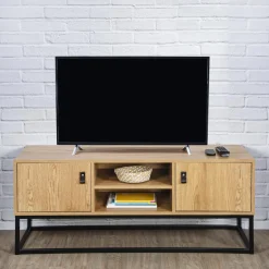 3S. x Home Meuble TV industriel Bois et Métal SALMA Hot
