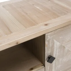 Macabane Meuble Tv MANDY Scandi 2 Portes 1 Tiroir 1 Niche Online