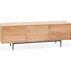 ALTEREGO Meuble TV Naturel BRUNO Discount