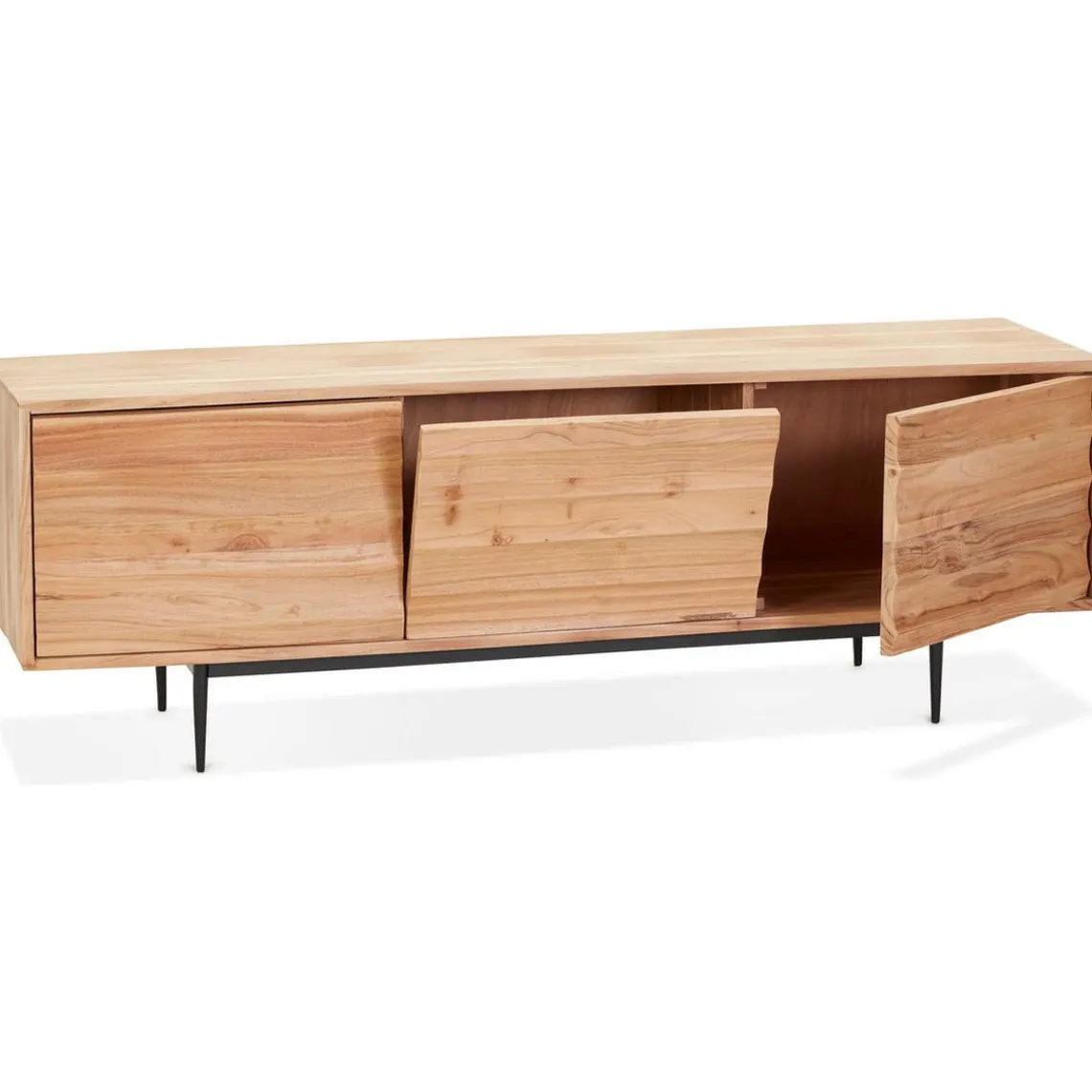 ALTEREGO Meuble TV Naturel BRUNO Discount