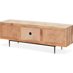 ALTEREGO Meuble TV Naturel BRUNO Discount