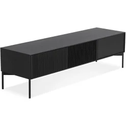 ALTEREGO Meuble TV Noir ACONIT New