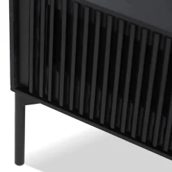 ALTEREGO Meuble TV Noir ACONIT New