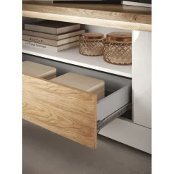 3S. x Home Meuble TV SAVONA Blanc New