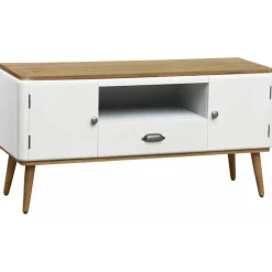 3S. x Home Meuble Tv scandinave 2 portes Blanc JAKOB Clearance