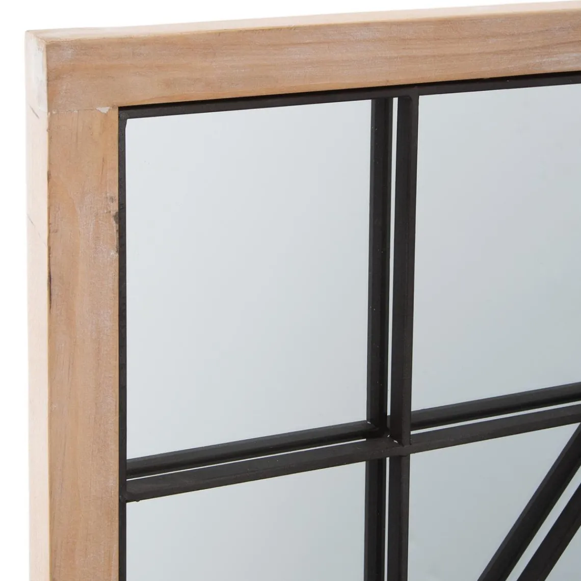 3S. x Home Miroir Bois Métal Best