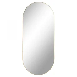 House Nordic Miroir Doré JERSEY Ovale Discount