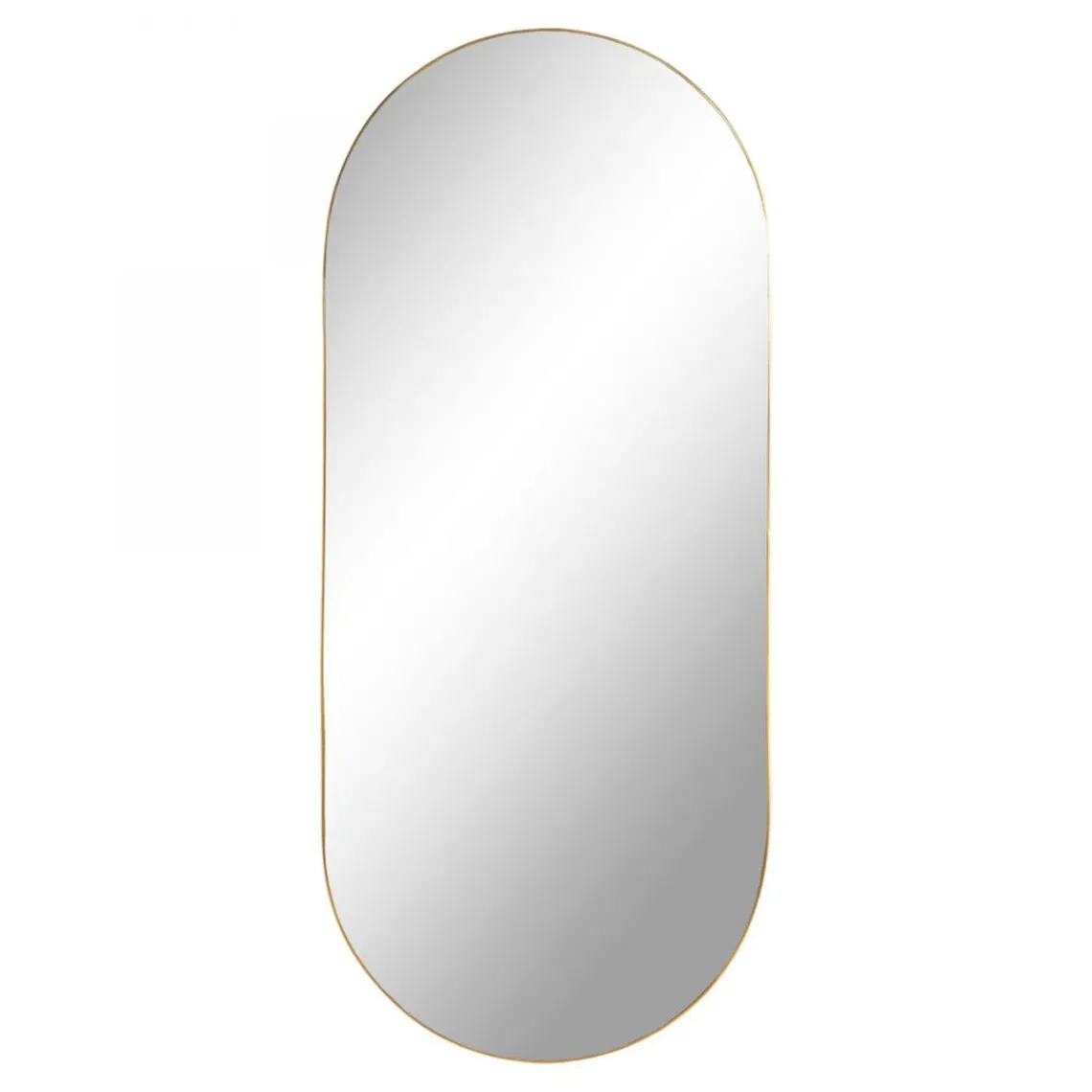 House Nordic Miroir Doré JERSEY Ovale Discount