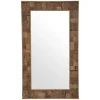 3S. x Home Miroir en bois Ori 70x115cm beige