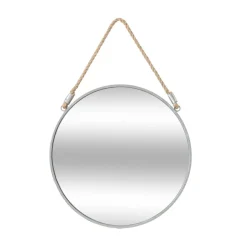 3S. x Home Miroir métal rond corde D37 Best