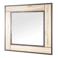 3S. x Home Miroir mural avec cadre décor chêne San Remo Best