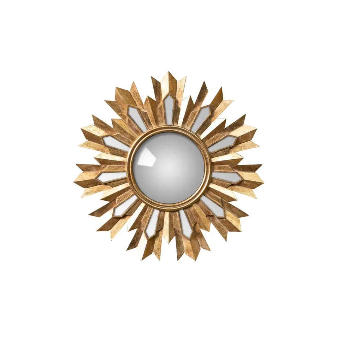 Chehoma Miroir Mural Convexe Doré Discount