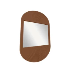 Today Miroir ovale MOKA Caramel