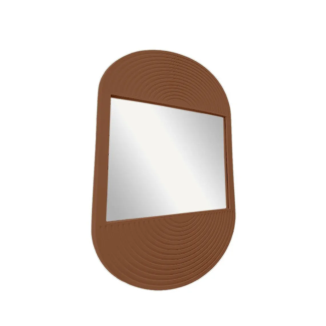 Today Miroir ovale MOKA Caramel