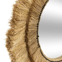 3S. x Home Miroir Raphia Safari D57 Clearance
