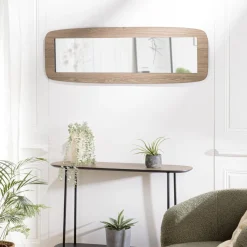 Macabane Miroir rectangulaire angles arrondis couleur mocha JULIA Hot