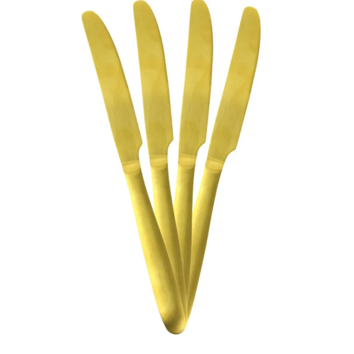 3S. x Home Ménagère 16 couverts Doré New