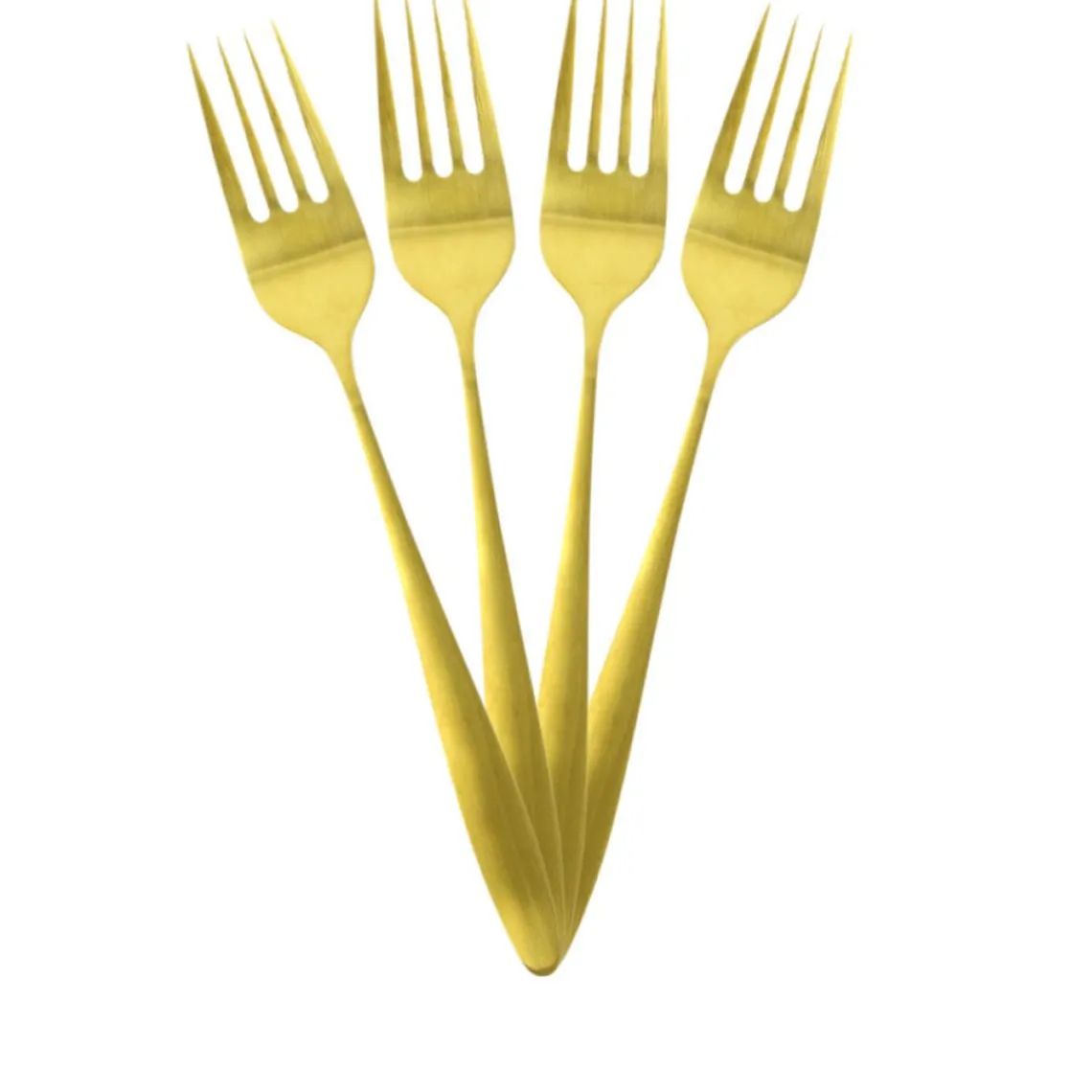 3S. x Home Ménagère 16 couverts Doré New