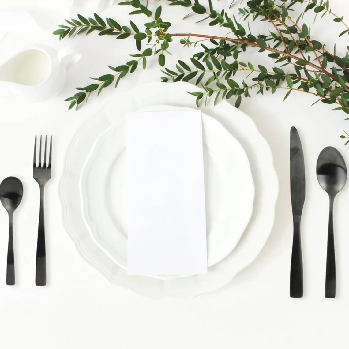 3S. x Home Ménagère 16 couverts Noir