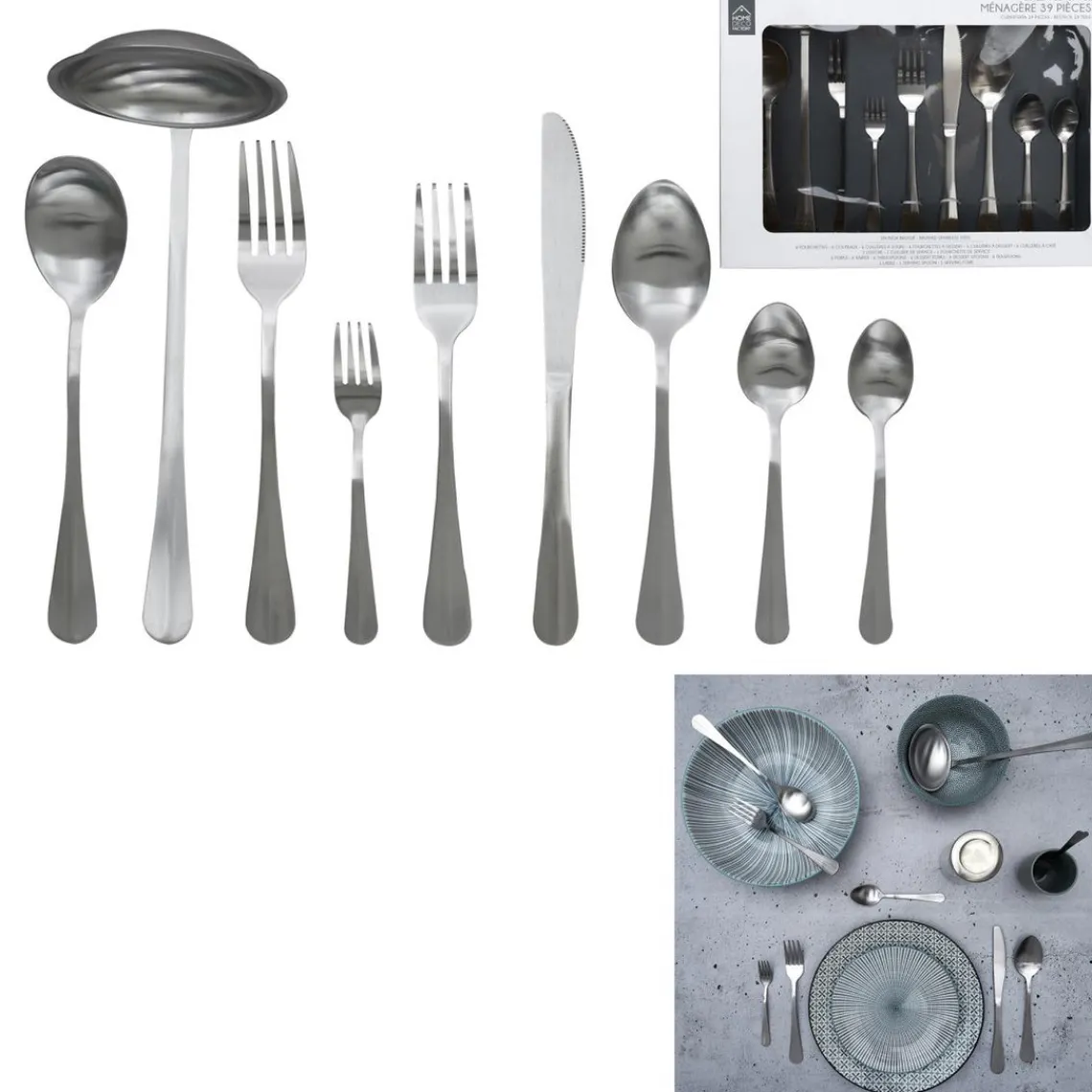 3S. x Home Ménagère Inox X39 M4voir Argent Clearance
