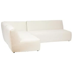 3S. x Home Module 2 places en bouclette blanc ivoire Discount