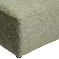 3S. x Home Module chaise longue en velours vert cèdre Outlet