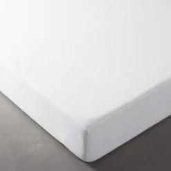 Becquet Molleton protege matelas blanc New