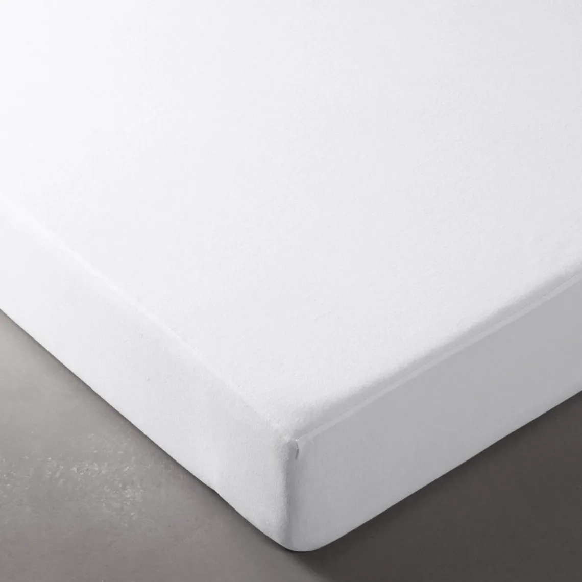 Becquet Molleton protege matelas blanc New