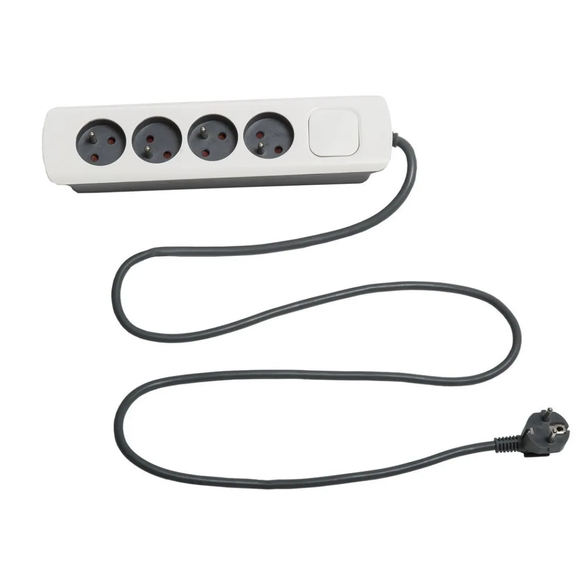 3S. x Home Multiprise 4 Terre 1,5 M IP20 Hot