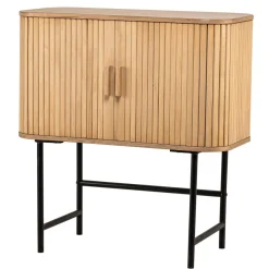 3S. x Home Nordlys - Buffet Scandinave Bois Massif 2 Portes Sale