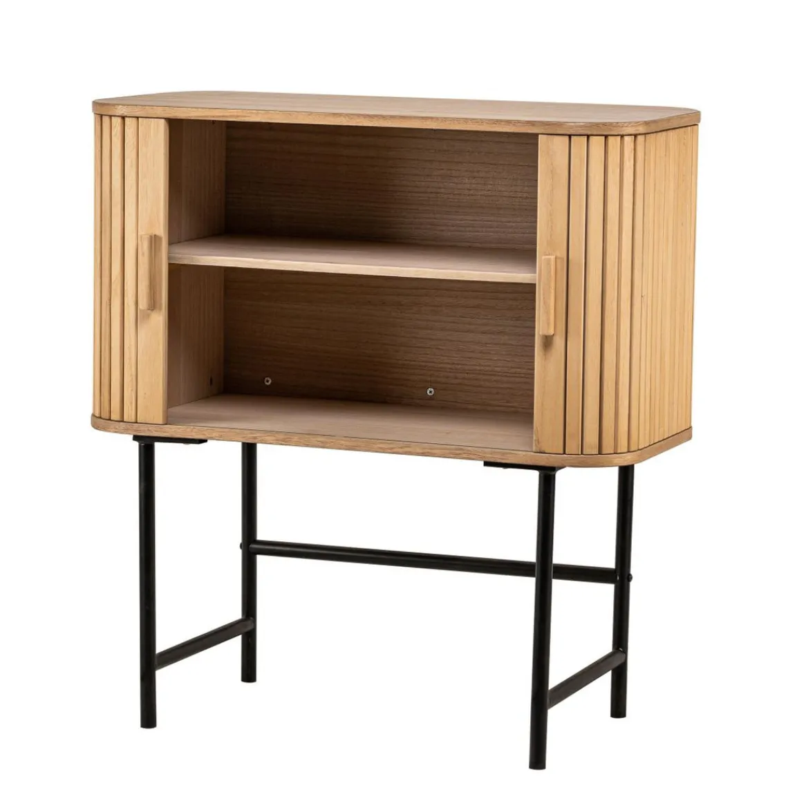 3S. x Home Nordlys - Buffet Scandinave Bois Massif 2 Portes Sale