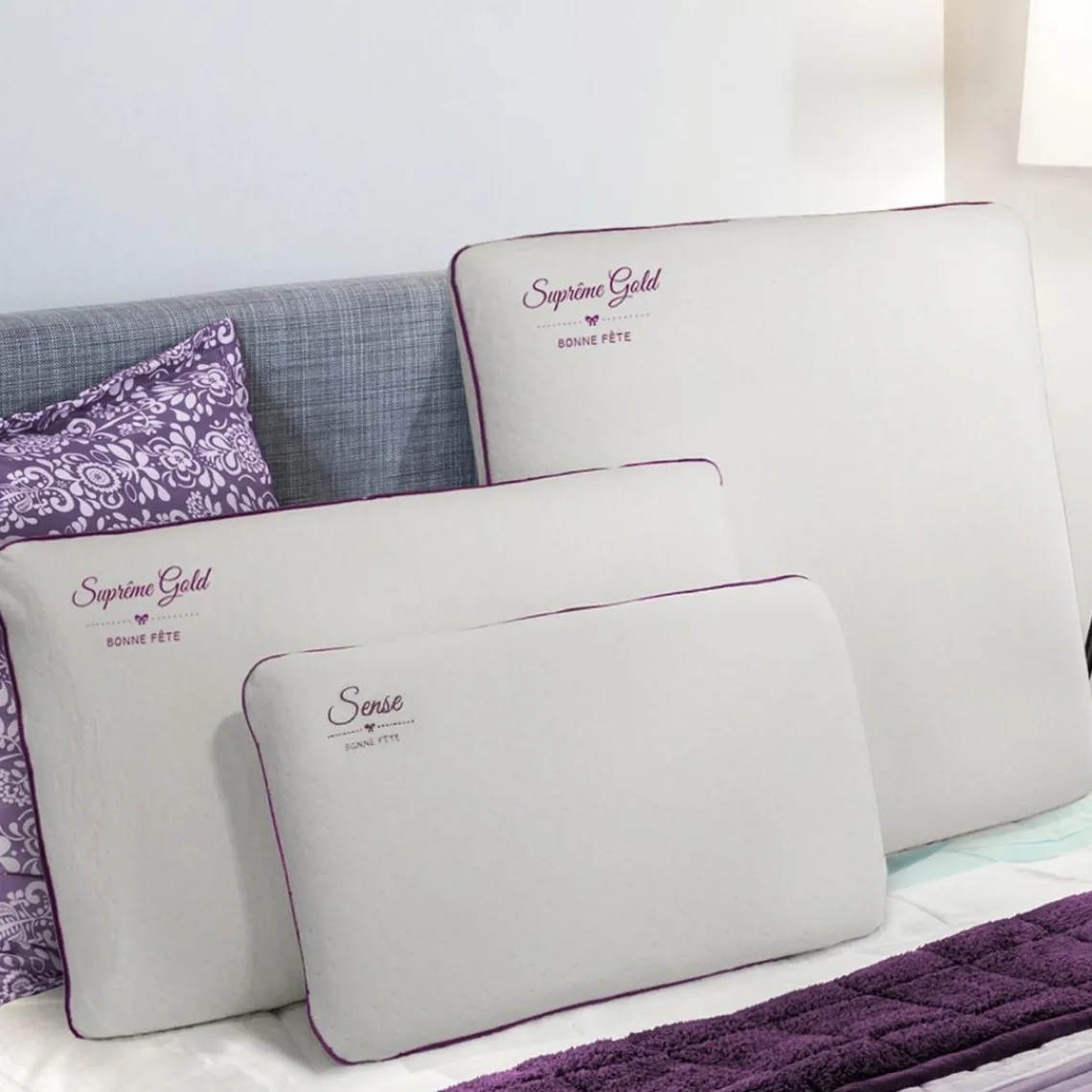 SAMPUR Oreiller bonne fete en mousse Sale