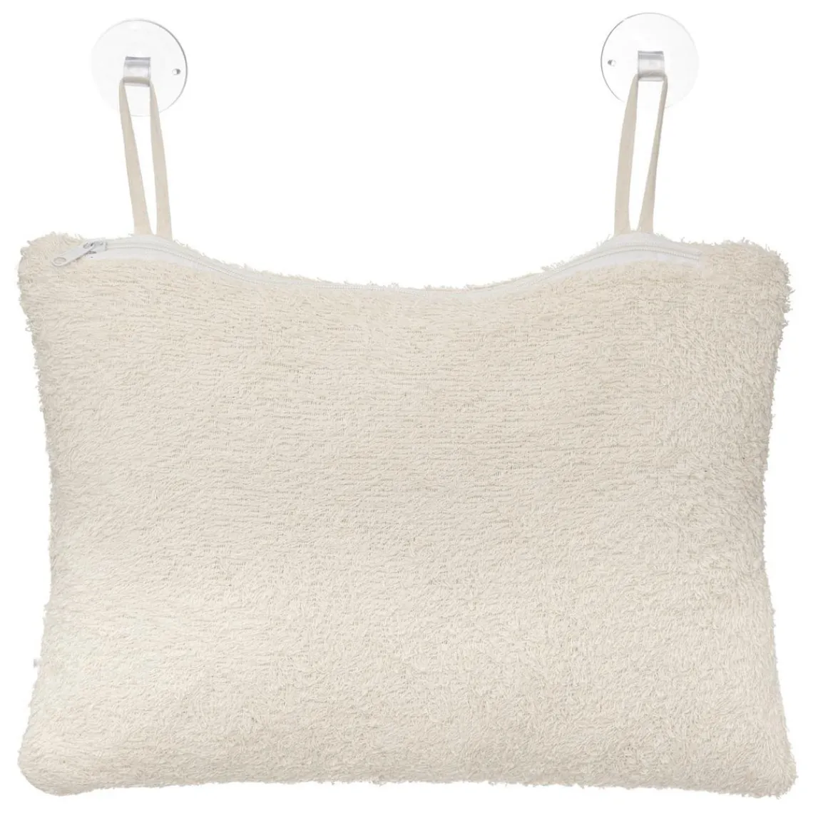 3S. x Home Oreiller de bain coton fixation ventouse
