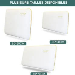 SAMPUR Oreiller gold collection en mousse Outlet