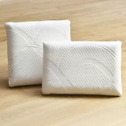 Becquet Oreiller medium TOP RELAX 60x60 blanc New