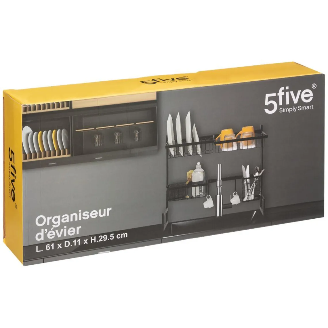 3S. x Home Organiseur Évier Noir Hot