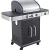 Cook'In Garden Pack Barbecue gaz Américain FIDGI 3 brûleurs et Housse avec Coffret 3 pièces aimantés Clearance