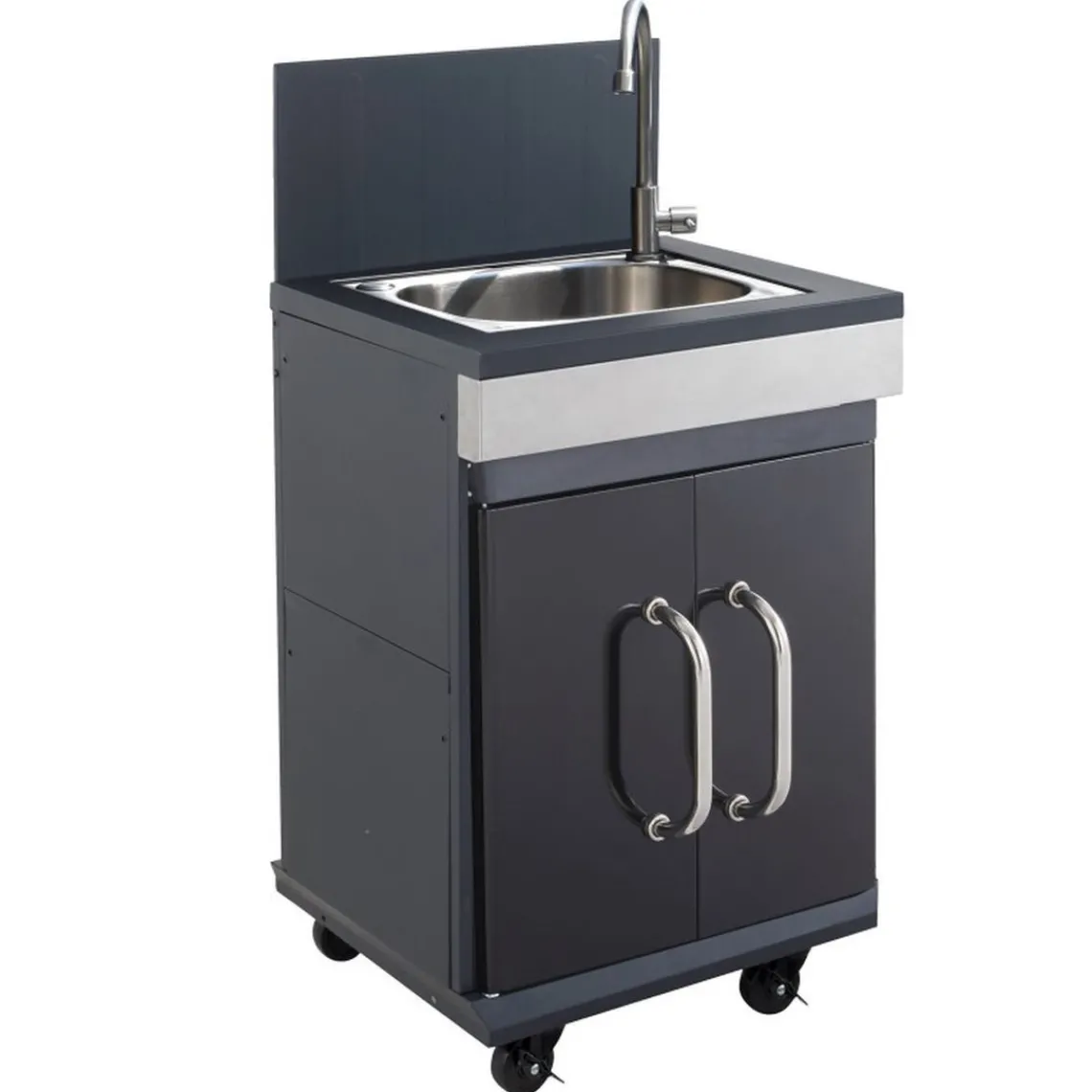 Cook'In Garden Pack Barbecue gaz FIDGI 4 Brûleurs avec desserte et évier avec Housse et Coffret 3 pièces aimantés Online